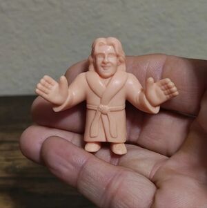 2017 Mattel WWE M.U.S.C.L.E. Ric Flair Wearing a Bathrobe Plastic Minfigure